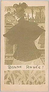 New Year’s Card (Bonne Annee!) by Georges de Feure (French, 1868–1943)