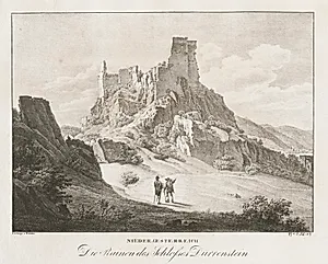 Nieder-oesterreich, Die Ruinen des Schlosses