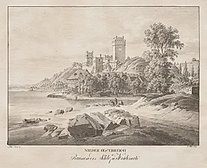 Nieder-oesterreich, Ruinen des Schlosses Weidenech