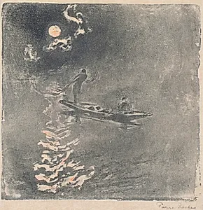 Night Fishing by Pierre Roche (French, 1855–1922)