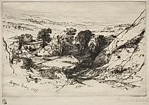 Nine Barrow Down by Francis Seymour Haden (British, 1818–1910)