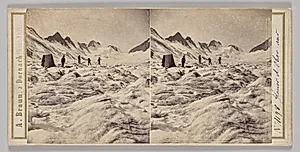 No. 1198 Glacier d'Oberaar by Adolphe Braun (French, 1812–1877)