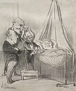 No doubt, she is very ill!... by Honoré Daumier (French, 1808–1879)