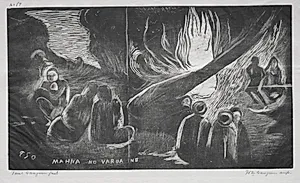 Noa Noa; The Devil Speaks (Mahna No Varua Ino) by Paul Gauguin (French, 1848–1903)