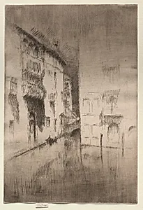 Nocturne:  Palaces by James McNeill Whistler (American, 1834–1903)