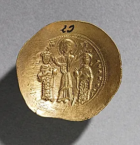 Nomisma with Eudocia and Romanus IV Diogenes (obverse) by Unknown Artist