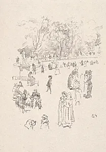 Nursemaids by James McNeill Whistler (American, 1834–1903)