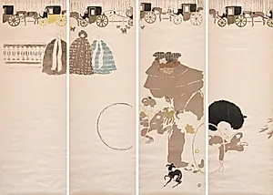 Nursemaids’ Promenade, Frieze of Carriages