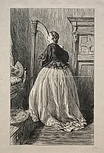 O Sing Again that Simple Song by George Louis Palmella Busson Du Maurier (British, 1834–1896)