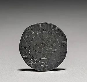 Oak Tree Shilling (obverse)