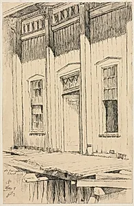 Old Passenger Depot, Cleveland by Otto H. Bacher (American, 1856–1909)
