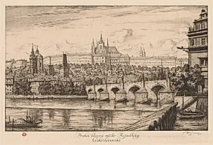 Old Prague by T. Frantisek Simon (Czech, 1877–1942)