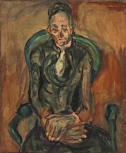 Old Woman by Chaïm Soutine (Russian, 1893–1943)