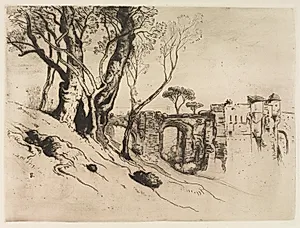 Olive Trees of the Riviera by Samuel Colman (American, 1832–1920)
