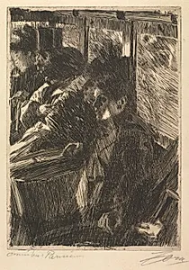 Omnibus by Anders Zorn (Swedish, 1860–1920)