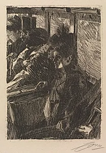 Omnibus by Anders Zorn (Swedish, 1860–1920)