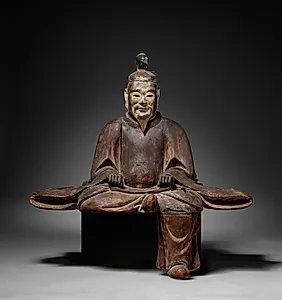 One of a Pair of Guardian Figures (Zuishin) by Unknown Artist
