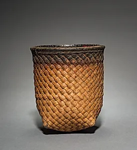 One of Ten Nesting Wedding Baskets by Unknown Artist