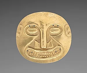 Ornament from Sitio Conte: Small Plaque by Unknown Artist