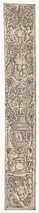 Ornament Panel: Triton and Two Infant Satyrs