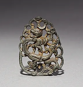 Ornament with Dragon Design by Unknown Artist