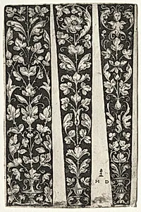 Ornamental Fillet by Daniel Hopfer (German, c. 1470–1536)