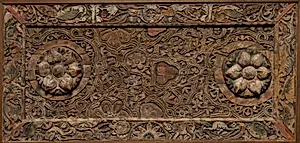 Ornamental Panel (from a Ceiling?) by Unknown Artist