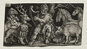 Orpheus Charming the Animals by Nicolaes de Bruyn (Netherlandish, 1571–1656)