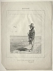Ostend (Seul avec l'ocean sous le regard de Dieu!) by Félicien Rops (Belgian, 1833–1898)