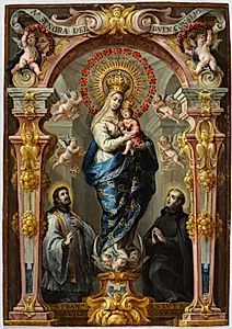 Our Lady of Good Counsel by Bartolomé Pérez (Spanish, 1634–1693)