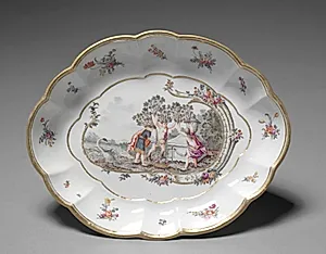 Oval Dish by Nymphenburg Porcelain Factory (German, founded 1747)