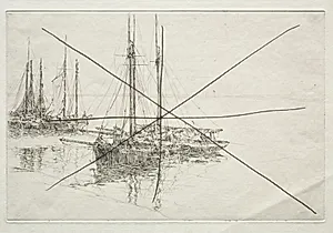 Oyster Dredgers by Arthur John Trevor Briscoe (British, 1873–1943)