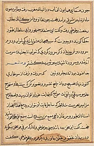 Page from Tales of a Parrot (Tuti-nama): text page by Unknown Artist
