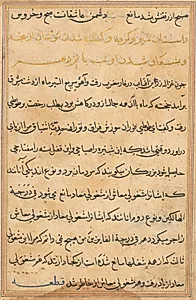 Page from Tales of a Parrot (Tuti-nama): text page by Unknown Artist