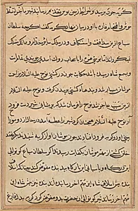 Page from Tales of a Parrot (Tuti-nama): text page by Unknown Artist