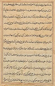 Page from Tales of a Parrot (Tuti-nama): text page by Unknown Artist