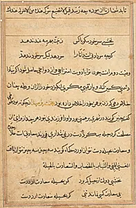Page from Tales of a Parrot (Tuti-nama): text page by Unknown Artist