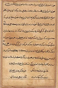 Page from Tales of a Parrot (Tuti-nama): text page by Unknown Artist