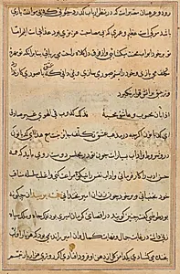 Page from Tales of a Parrot (Tuti-nama): text page by Unknown Artist