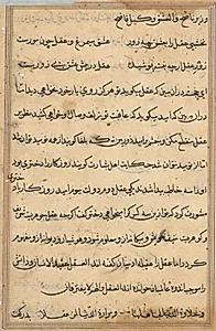 Page from Tales of a Parrot (Tuti-nama): text page by Unknown Artist