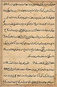 Page from Tales of a Parrot (Tuti-nama): text page by Unknown Artist