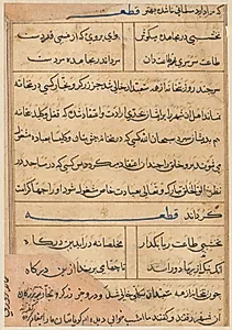 Page from Tales of a Parrot (Tuti-nama): text page by Unknown Artist