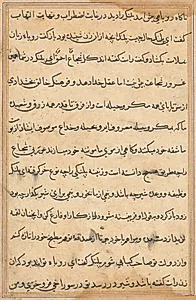 Page from Tales of a Parrot (Tuti-nama): text page by Unknown Artist