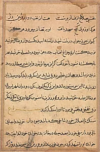 Page from Tales of a Parrot (Tuti-nama): text page by Unknown Artist