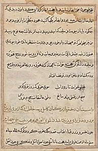 Page from Tales of a Parrot (Tuti-nama): text page by Unknown Artist