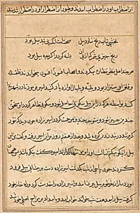 Page from Tales of a Parrot (Tuti-nama): text page by Unknown Artist