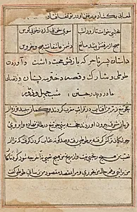Page from Tales of a Parrot (Tuti-nama): text page by Unknown Artist