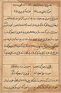 Page from Tales of a Parrot (Tuti-nama): text page by Unknown Artist