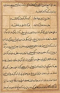 Page from Tales of a Parrot (Tuti-nama): text page by Unknown Artist