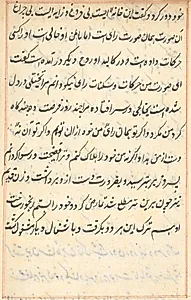 Page from Tales of a Parrot (Tuti-nama): text page by Unknown Artist